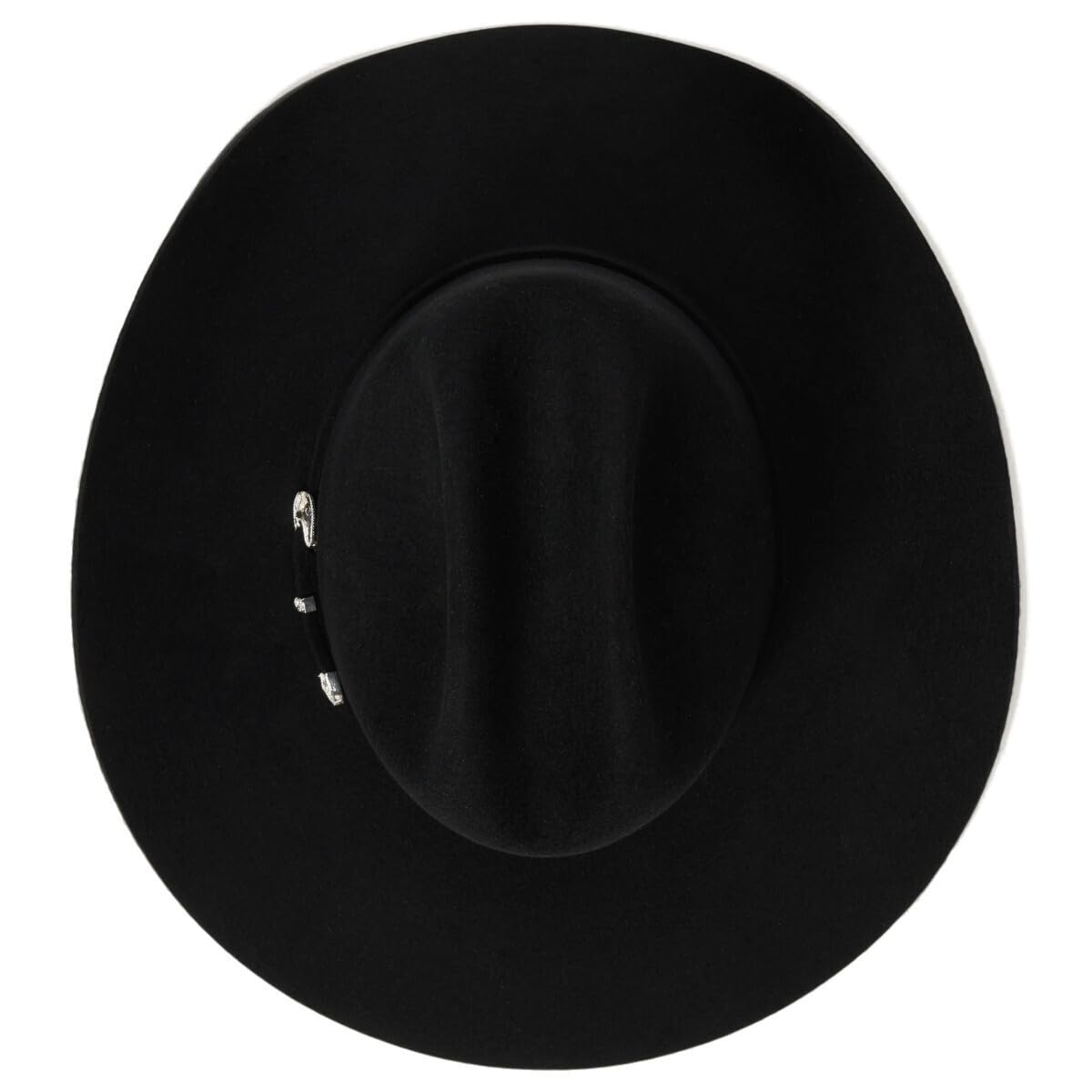 Stetson Men's 4X Corral Wool Cowboy Hat Black 7