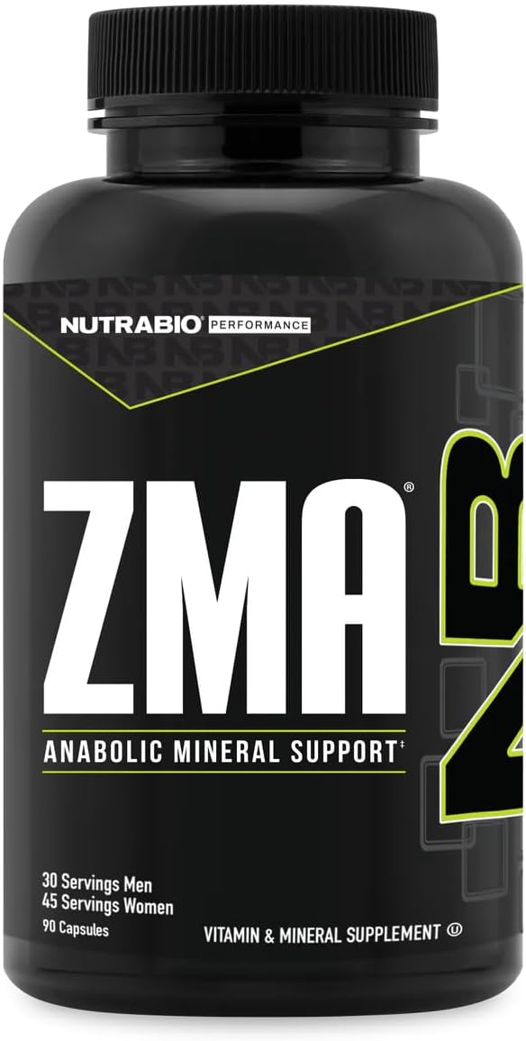 NutraBio ZMA Zinc Magnesium B6 Formula