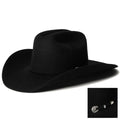 Stetson Men's 4X Corral Wool Cowboy Hat Black 7