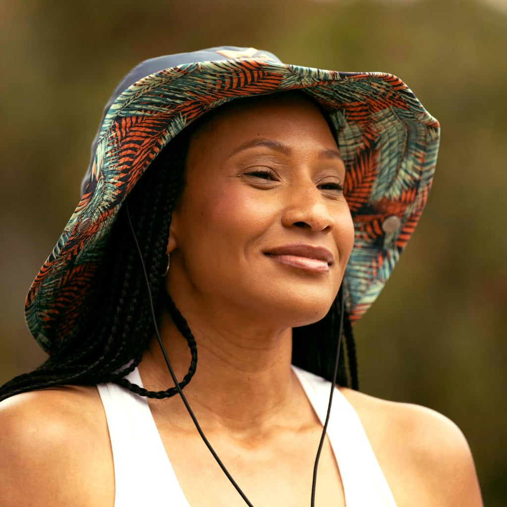 MISSION Cooling UPF Bucket Hat - Unisex Sun Hat for Hiking, Golfing & Fishing - Sweat & Water Activated Technology