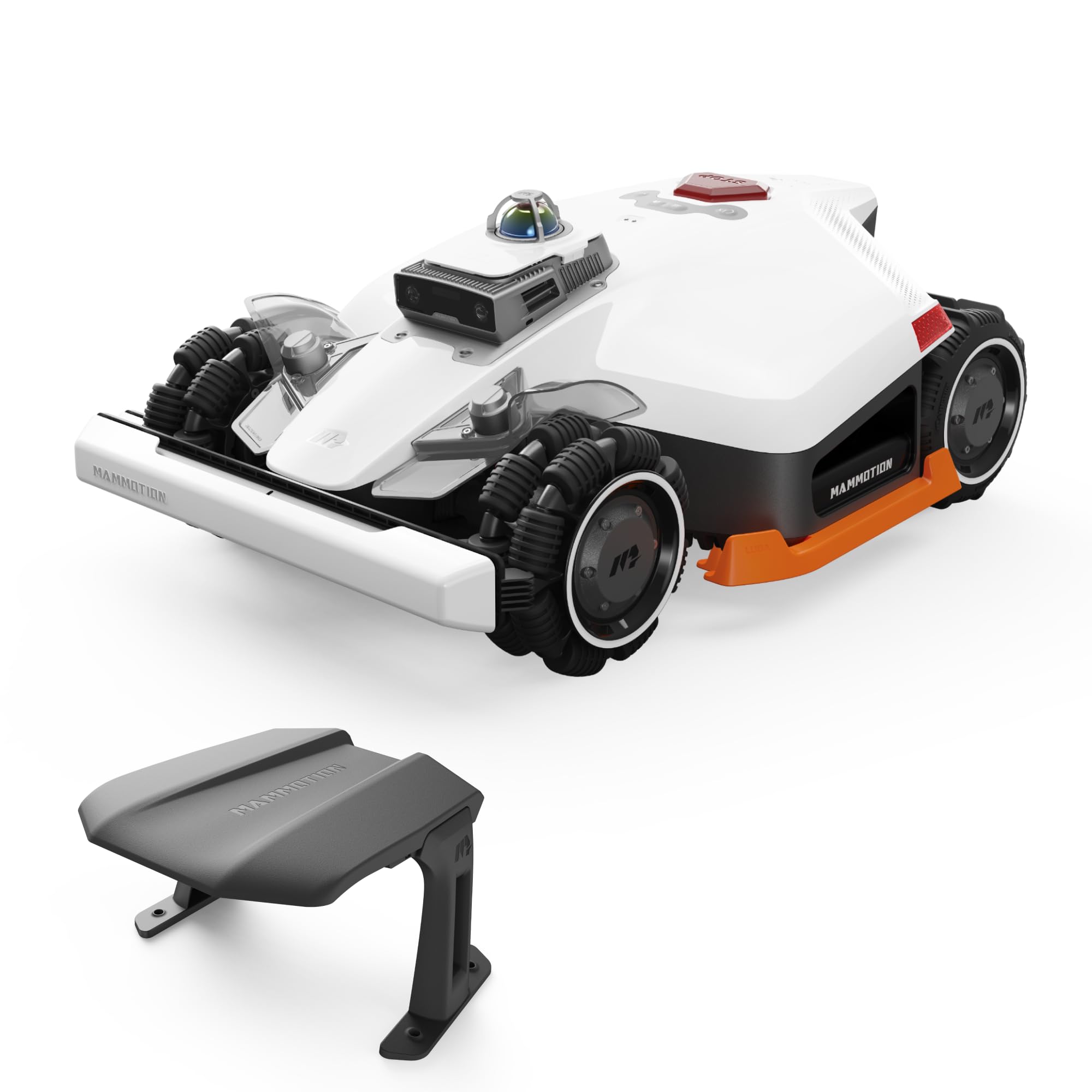 Mammotion LUBA 3 AWD 3000 Robot Lawn Mower with Garage (Ship Separately), 0.75 Acre, 360° LiDAR+NetRTK+AI Vision, All-Wheel-Drive for 80% Slopes, 30 Multi-Zone Management, Cutting Height 1.0"-2.7"