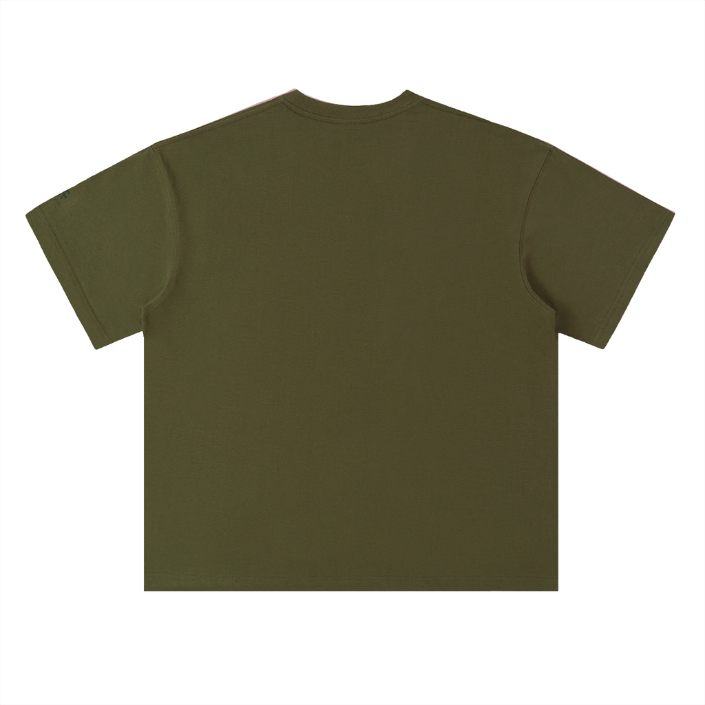 Young MacDonald's Farm YMF Heavyweight Drop Shoulder Tee – Unisex 100% Cotton Oversized T-Shirt