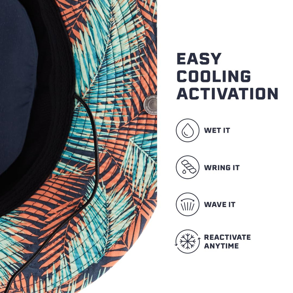 MISSION Cooling UPF Bucket Hat - Unisex Sun Hat for Hiking, Golfing & Fishing - Sweat & Water Activated Technology