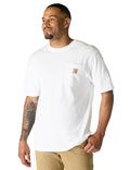 Carhartt Men's Iconic K87 Pocket T-Shirt, White, Large