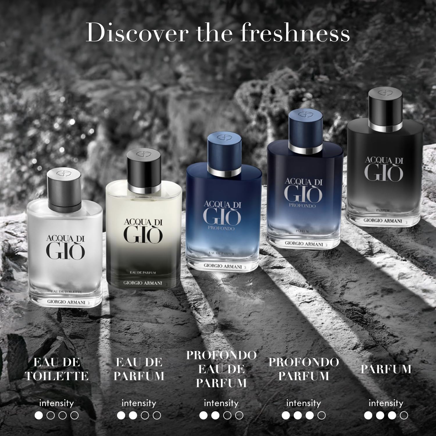 Armani Beauty - Acqua di Gio - Eau de Toilette - Cologne for Men - Long Lasting Fragrance with Bergamot notes, Jasmine, White Musks, Patchouli & Cedarwood – 1.0 Fl Oz
