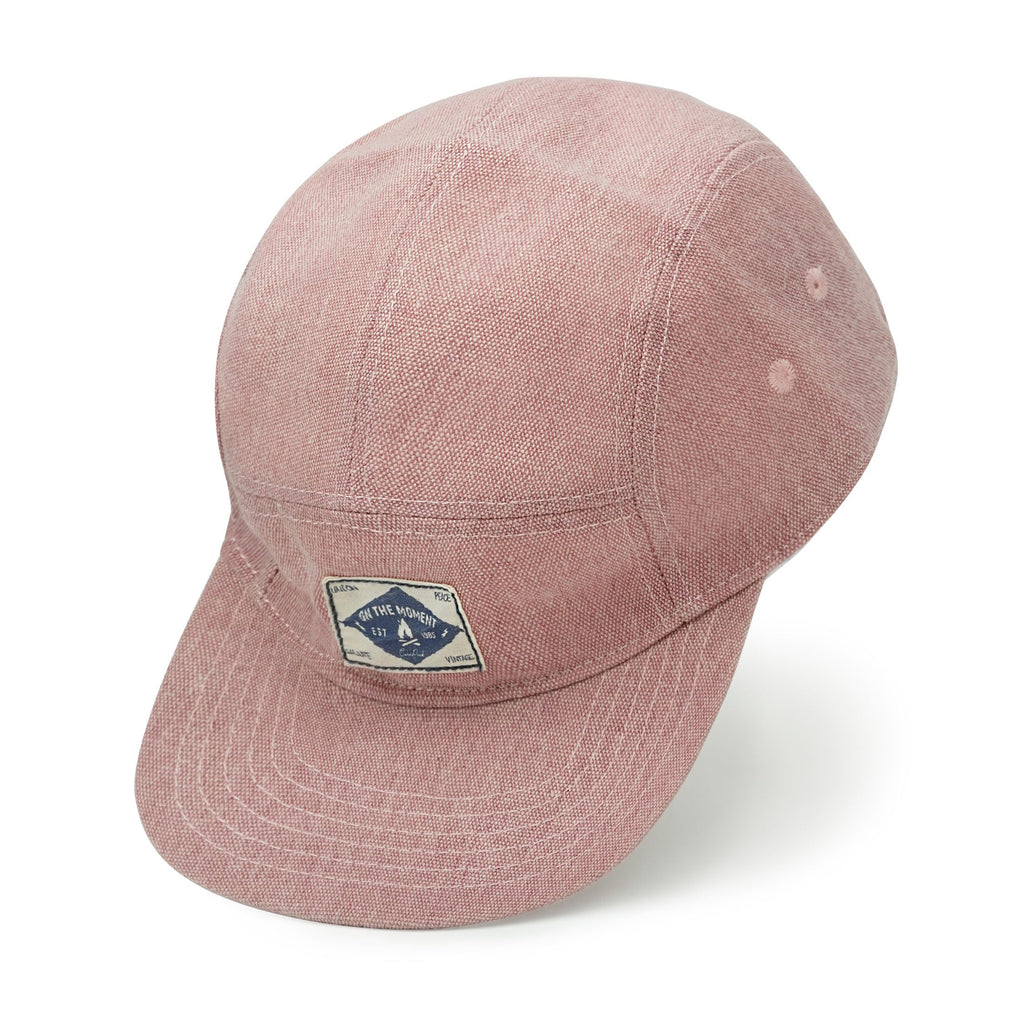 CLAPE Snapback 5 Panel Hat for Men + Women - Washed Cotton Flat Bill Baseball Cap Strapback Hip Hop Biker Board Cap