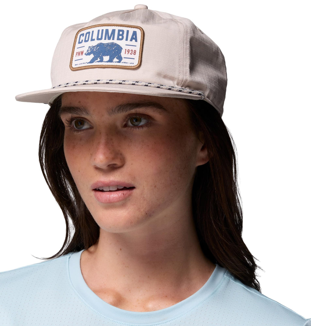 Columbia Unisex Ratchet Strap Snap Back Hat, Dark Stone/Bear, One Size