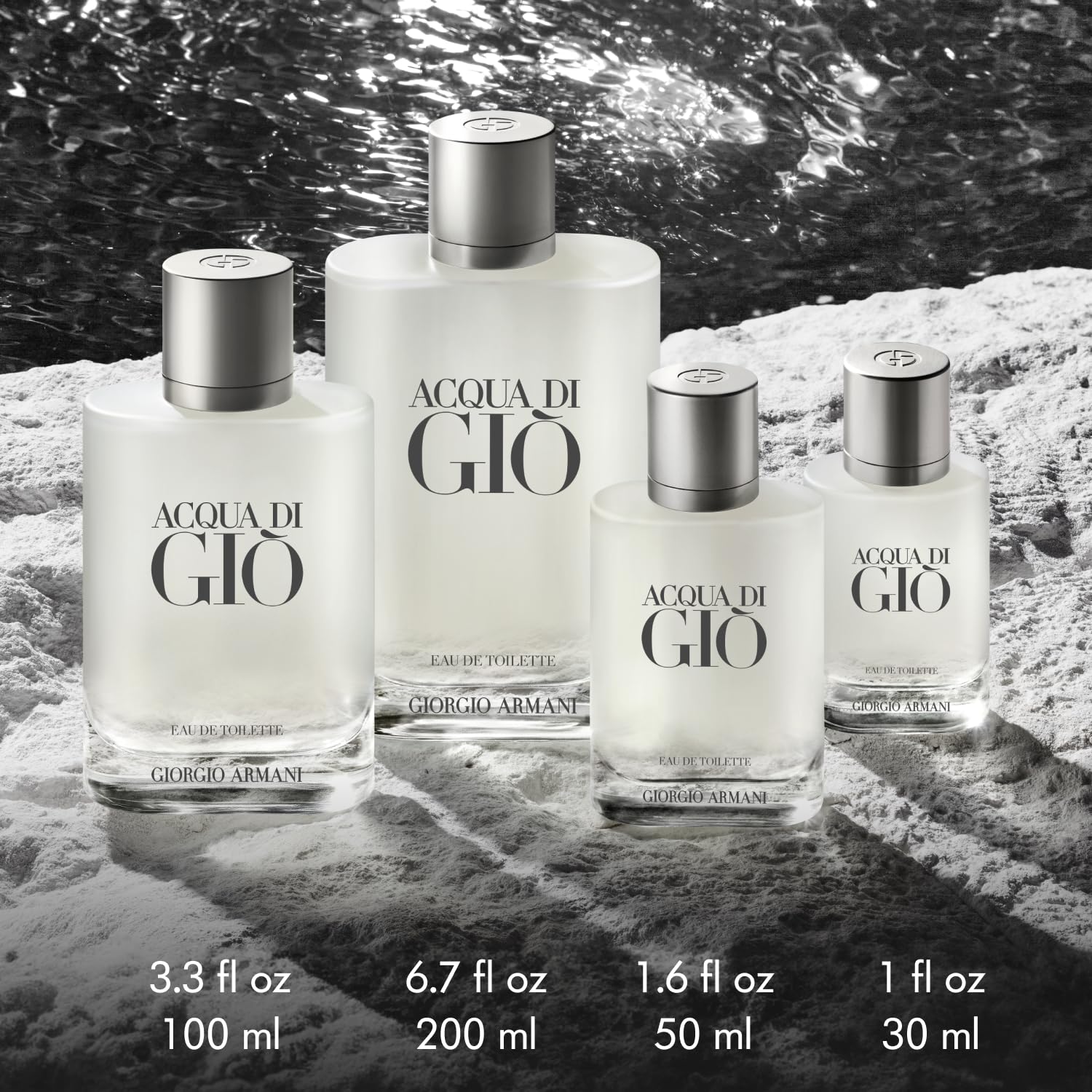 Armani Beauty - Acqua di Gio - Eau de Toilette - Cologne for Men - Long Lasting Fragrance with Bergamot notes, Jasmine, White Musks, Patchouli & Cedarwood – 1.0 Fl Oz